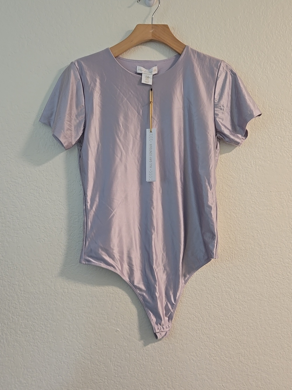 House Of Harlow 1960 Metalic Contour Bodysuit